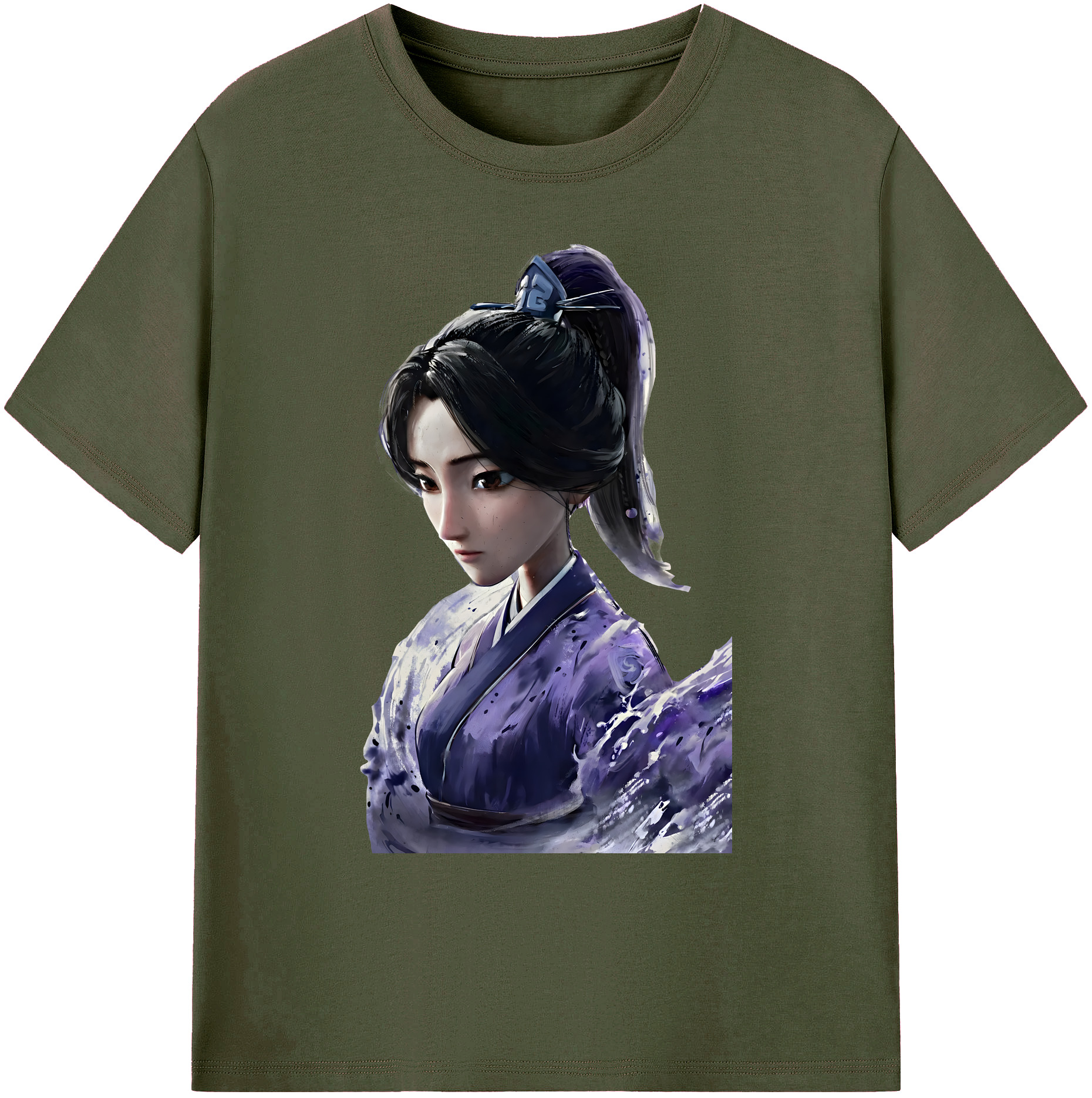 （画像用） Ne Zha 2 ナタ 魔童の大暴れ 綿100％ メンズ半袖Tシャツ｜肌触りやわらか＆通気性